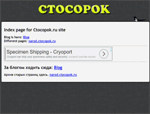 Tablet Screenshot of ctocopok.ru